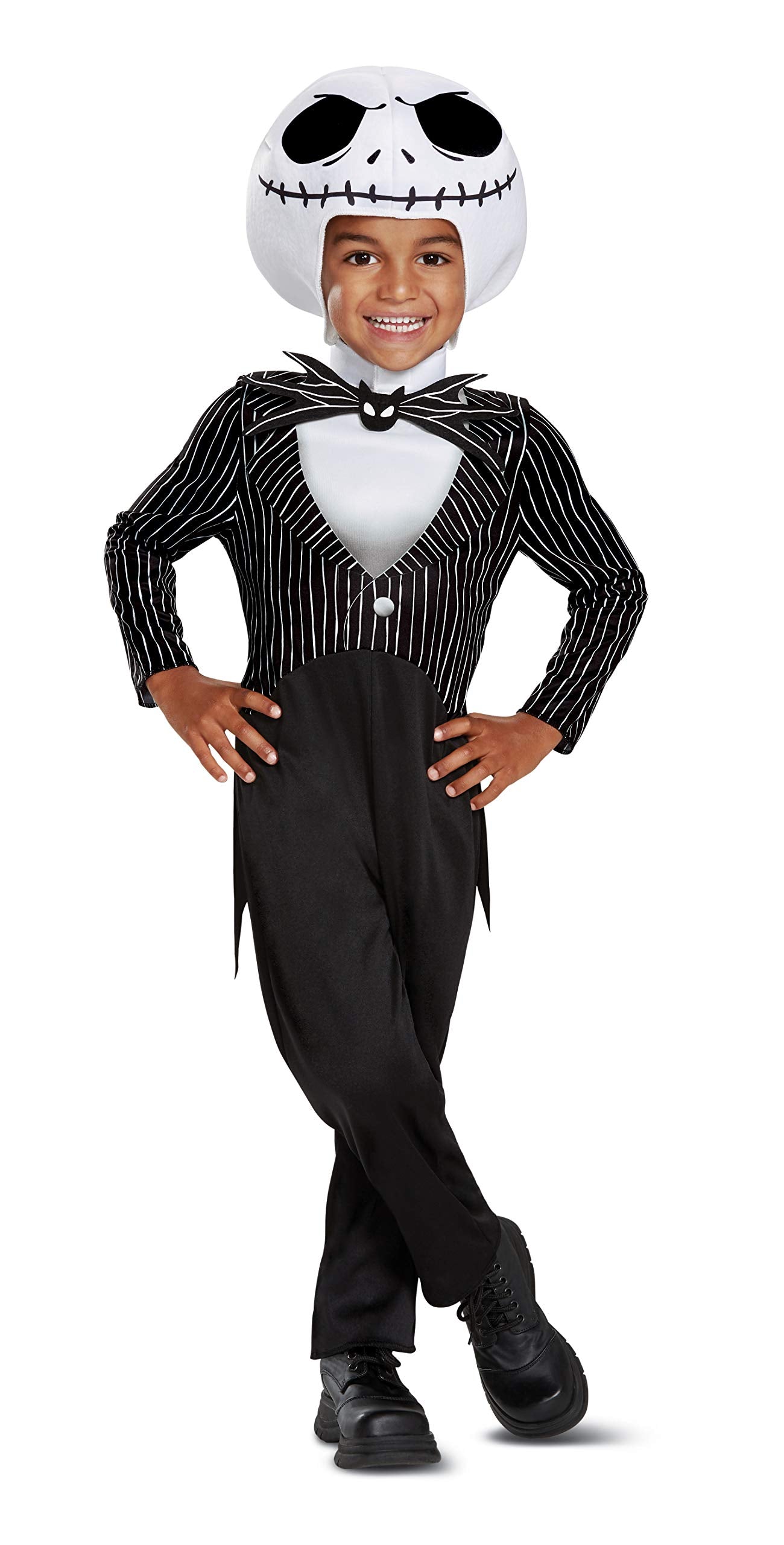 Disguise Disney Jack Skellington Nightmare Before Christmas Toddler Boys' Costume,Black,Medium/(3T-4T)