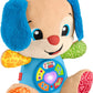 Fisher-Price Baby Learning Toy Laugh & Learn Smart Stages Puppy Musical Plush with Smart Stages for Infants Ages 6+ Months, Mult