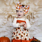 Yanjie Thanksgiving Turkey Printed Handmade Pumpkin Bows For Baby Girls, Fall Theme Party Accessories For Infants, Toddlers