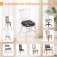 Wooshwa Toddler Booster Seat For Dining Table, Kids Booster Seat For Kitchen Chair With Non-Slip Bottom, Portable Detachable Was