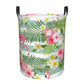 Pevtufa Tropical Flamingo Foldable Laundry Basket Organizer,Fabric Clothes Toy Storage Basket Nursery Hamper Storage Bin For Hou