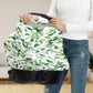 LedBack Green Leaf Stretchy Car Seat Cover for Babies,Nursing Cover Breastfeeding Cover,Soft Breathable Baby Carseat Canopy Nurs