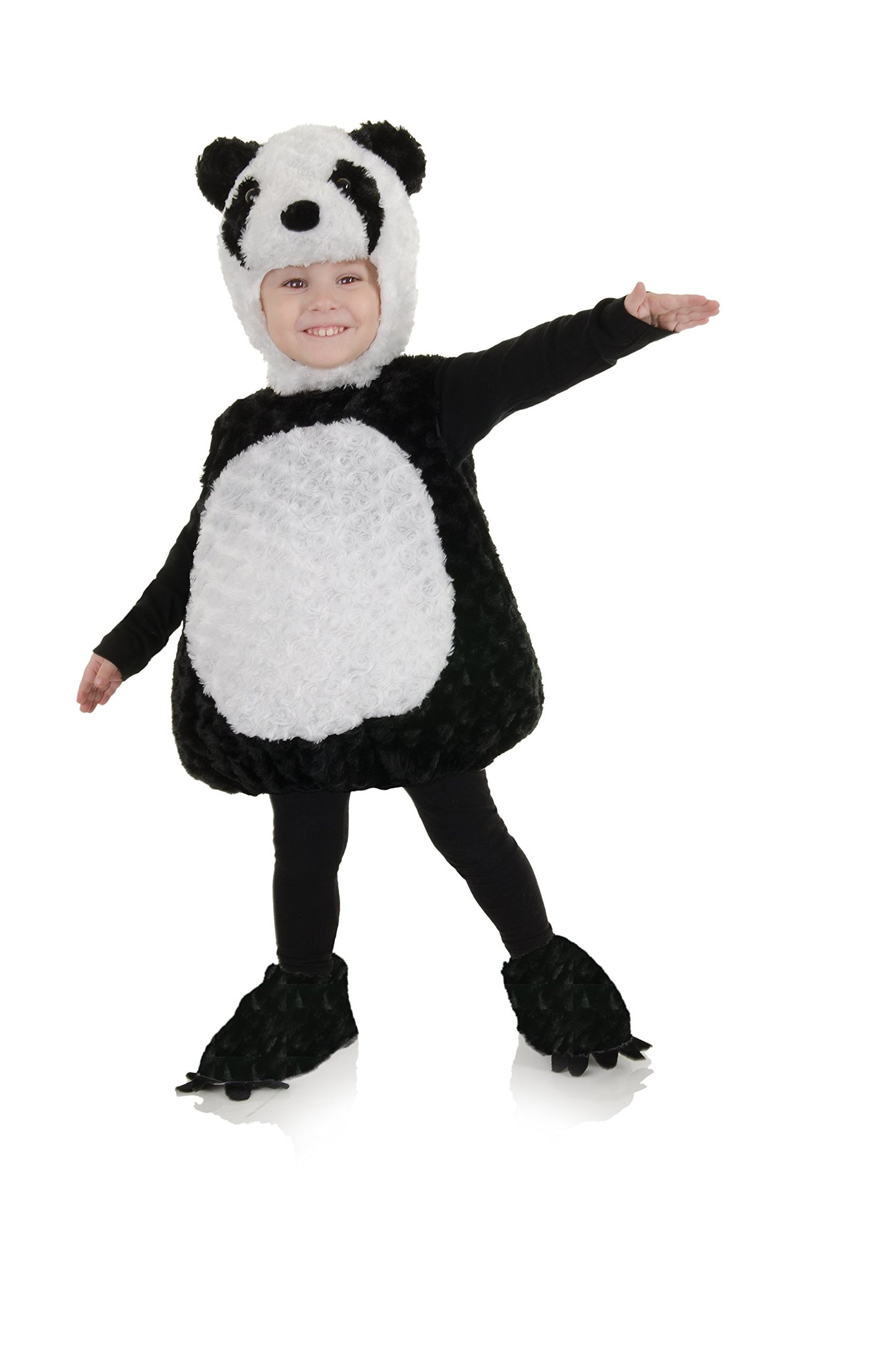 Underwraps Unisex Child Underwraps Toddler'S Panda Belly Babies Costume, Black, Small Us