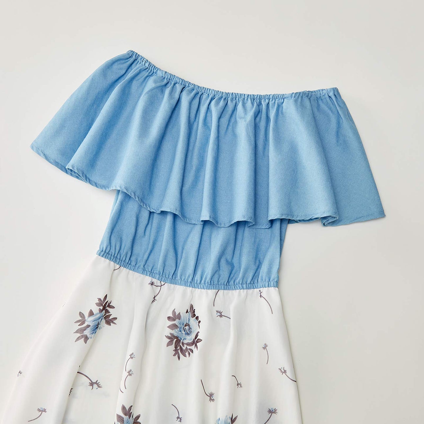 Popreal Family Matching Outfits Mommy And Me Dresses Floral Printed Men Boy Shirt Girl Romper