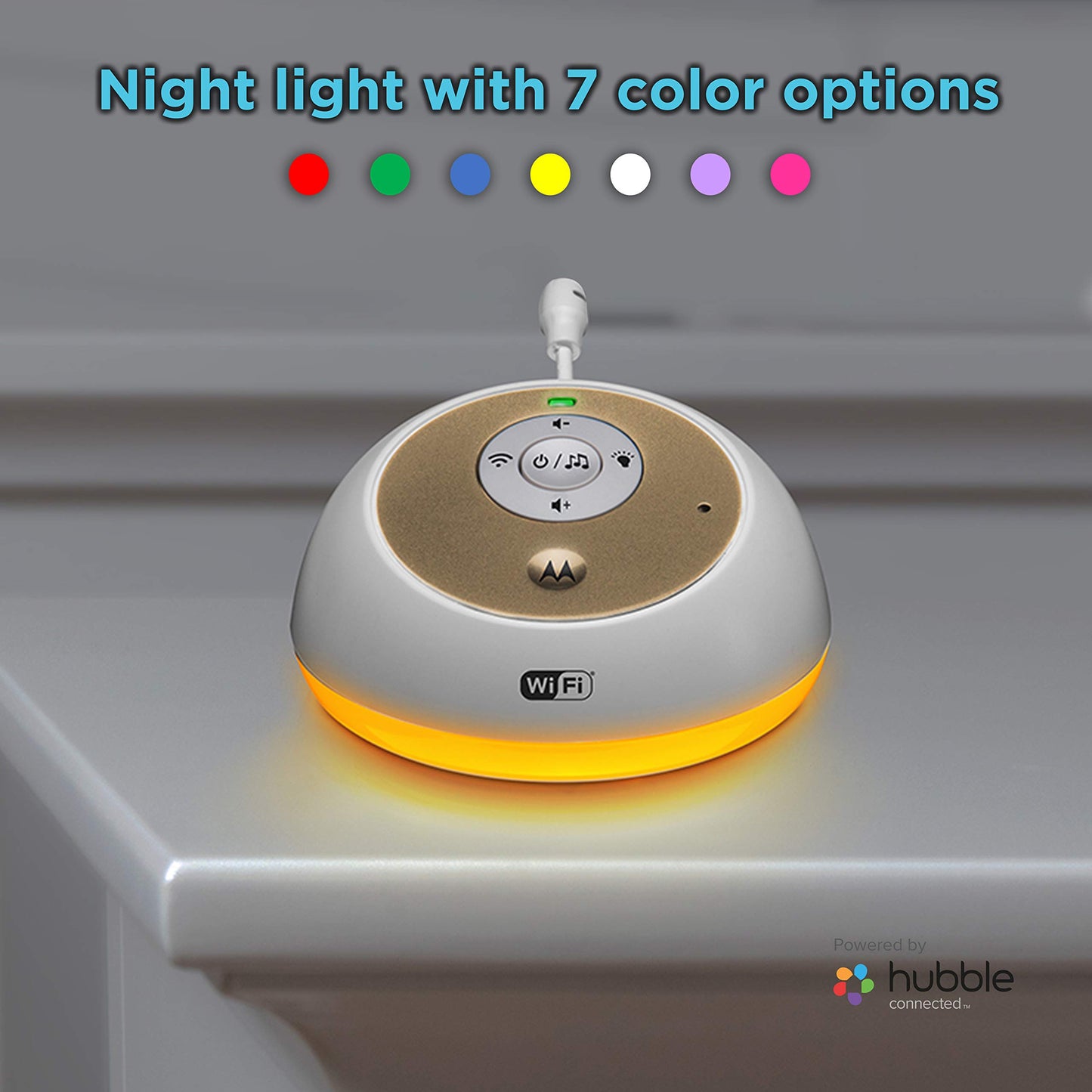 Motorola Mbp163Connect Audio Baby Monitor - Wireless Wifi Smart Device For Toddlers, Infants, Nursery - With 10 Soothing Sounds,