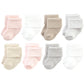 Hudson Baby Unisex Baby Cotton Rich Newborn And Terry Socks, Pink Gray Stripe, 0-6 Months