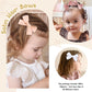 Oaoleer Baby Hair Clips, 40Pcs Satin Hair Bows For Girls Toddler Babies Kids Baby, Non Slip Tiny Hair Accessories For Infants To