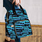 Artsadd Personalized Diaper Bag With Name, Customized Black Blue Signature Nappy Backpack With Thermal Pockets Multi-Function Ba