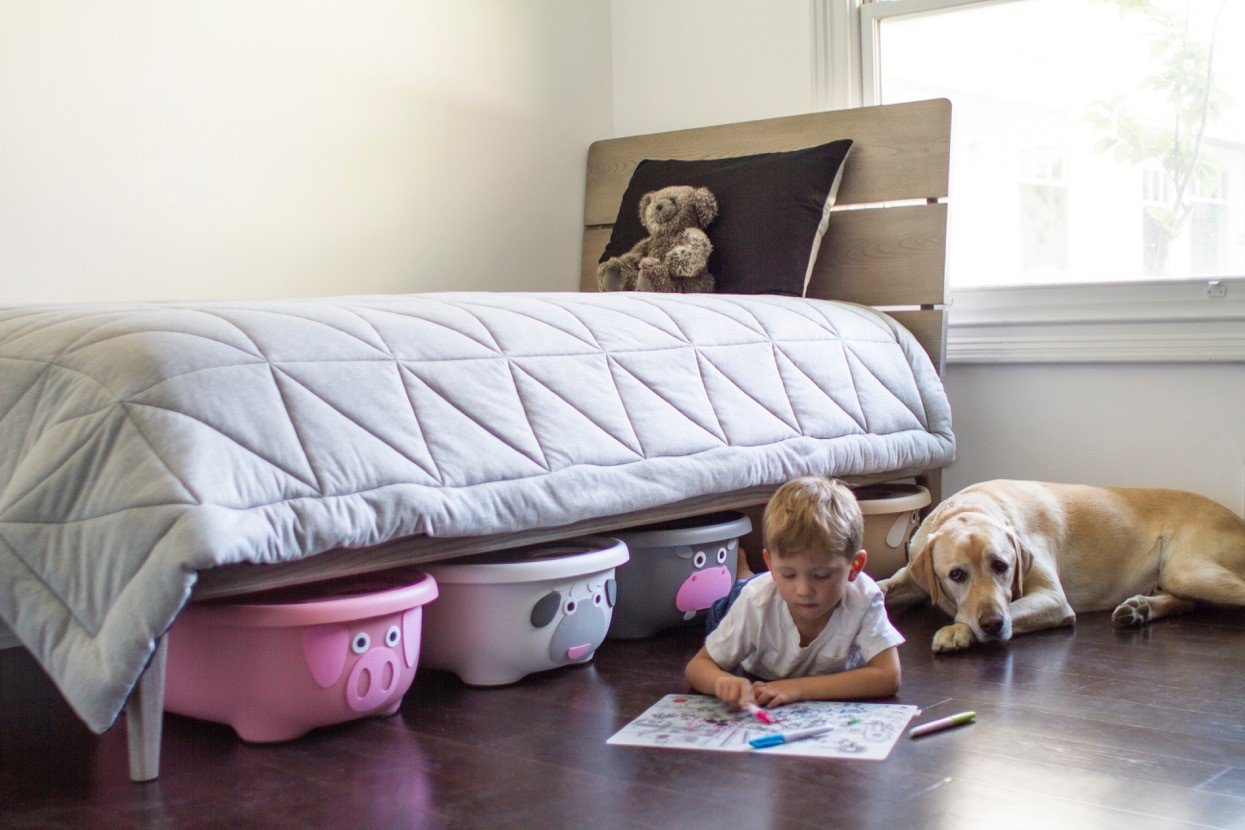 Prince Lionheart Tubimal Infant And Toddler Bath Tub - Dog | Tub Becomes A Storage Bin | Include A Stackable Lid And Infant Mesh