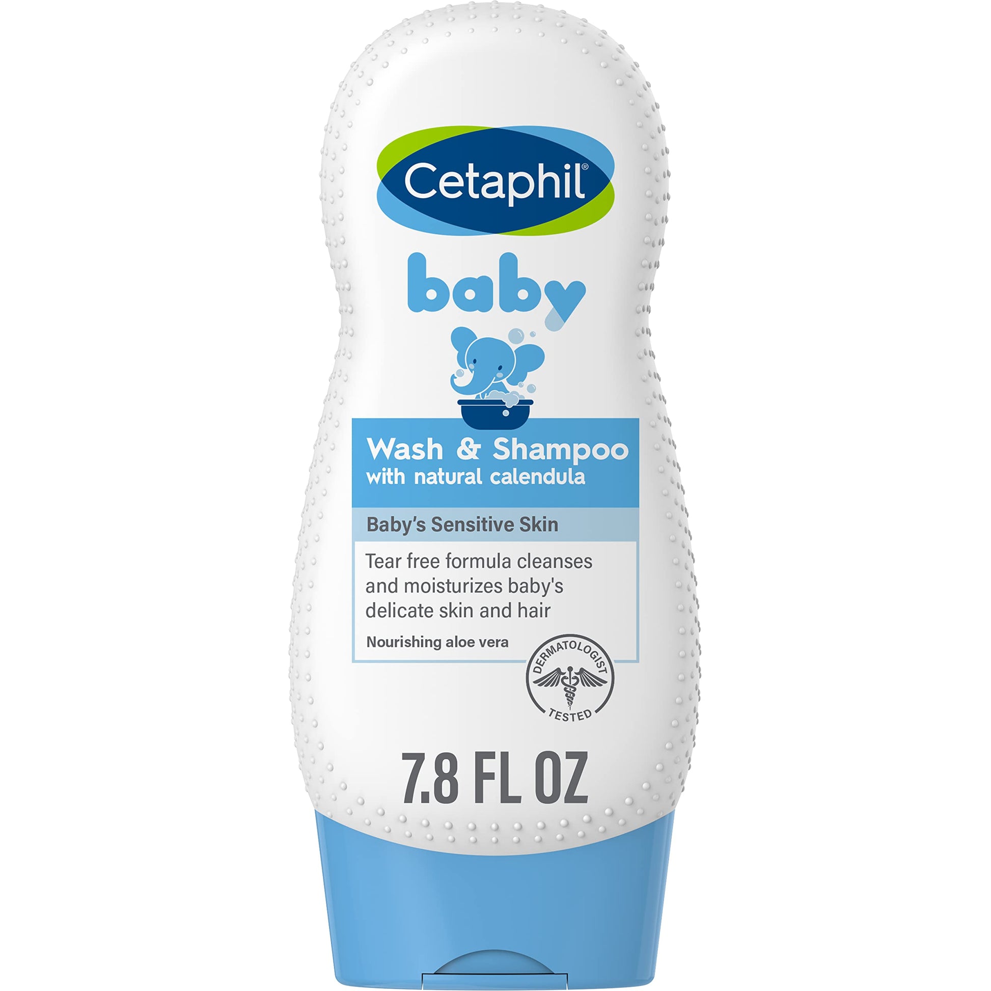Cetaphil Baby Shampoo And Body Wash With Organic Calendula, Tear Free, Hypoallergenic, Ideal For Everyday Use, Dermatologist Tes