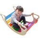 Waldorf Rocker Board For Toddlers - Safe Non Toxic Climbing And Rocking Board