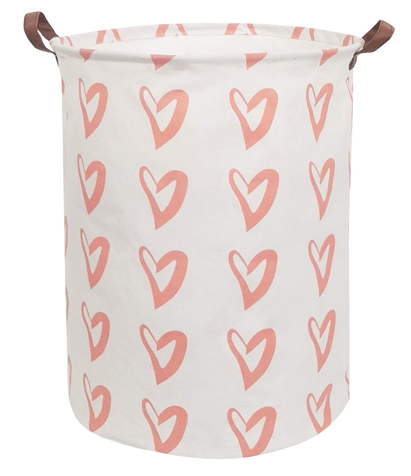 Clocor Large Storage Basket,Canvas Fabric Waterproof Storage Bin Collapsible Laundry Hamper For Home,Kids,Toy Organizer (Orange
