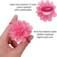 50Pcs Baby Girls Hair Ties 2Inch Chiffon Flower Bows Rubber Bands Soft Elastics Ponytail Holders Accessories For Infants Toddler