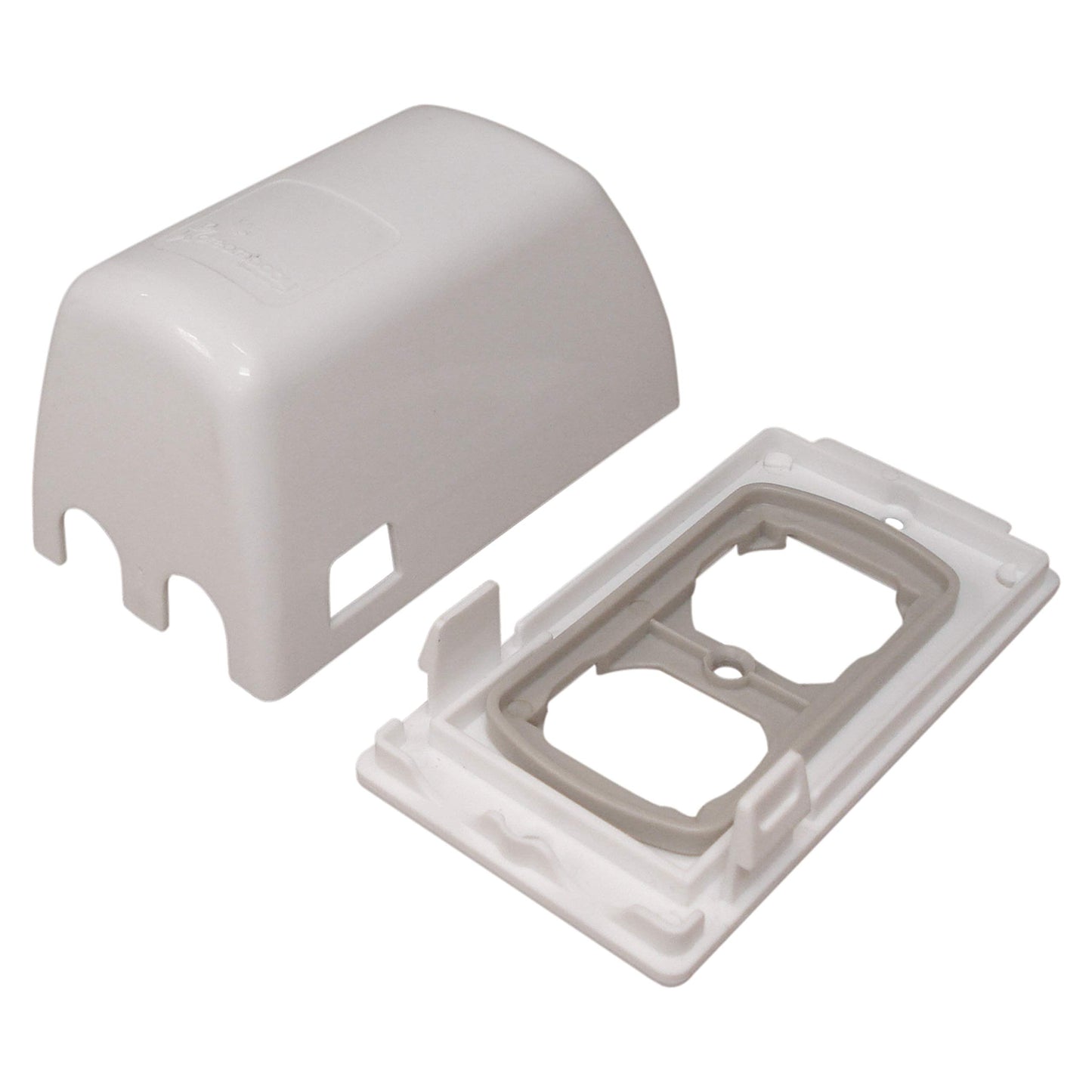 Dreambaby Dual Fit Outlet Cover Box - Baby Safety Outlet Cover for Standard & Decora Plugs - Child Proof Electrical Outlet Plugs