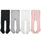 EPEIUS Baby Girls Tights Cable Knit Leggings Stockings Cotton Pantyhose Newborn Girl Tights 4 Pack,0-3 Months,Black White Light 