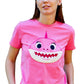Comfycamper Shark Shirt For Baby Boys Girls Kids Toddler Daddy Mommy And The Entire Family, Pink, S