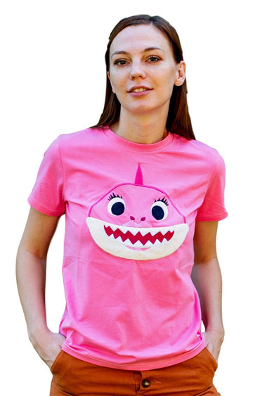 Comfycamper Shark Shirt For Baby Boys Girls Kids Toddler Daddy Mommy And The Entire Family, Pink, S