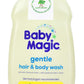 Baby Magic Gentle Hair & Body Wash, Soft Powder Scent, 30 Fl Oz, Pack Of 4, With Nourishing Calendula And Coconut Oil