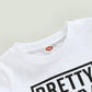 Toddler Baby Boy Summer Outfit Short Sleeve T Shirt Top Casual Shorts Set Infant Newborn Clothes 6 12 18 24 Month 2T (Little Fly