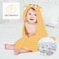 Lovely Care 3 Pack Baby Hooded Bath Towel with 24 Count Washcloth Sets for Newborns Infants & Toddlers, Boys & Girls - Baby Regi