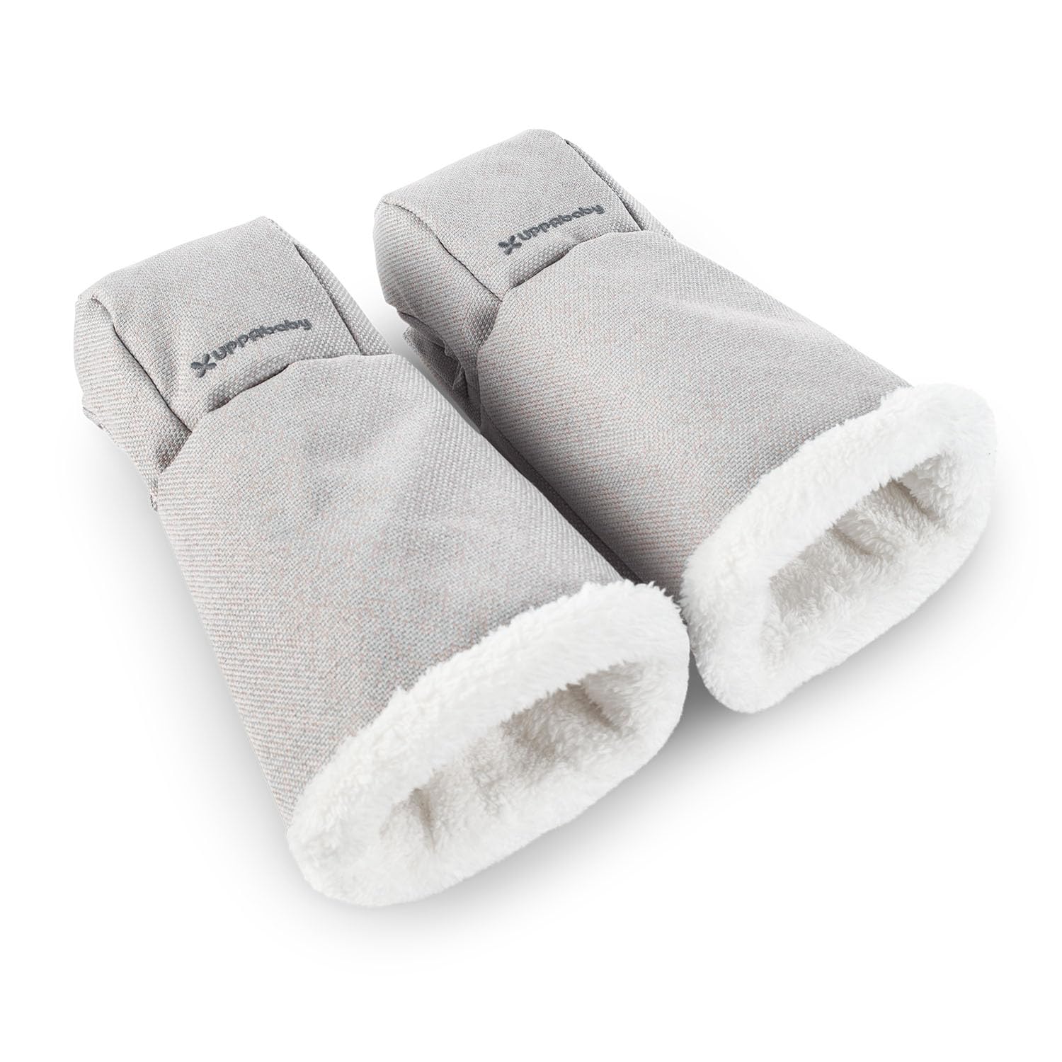UPPAbaby CozyHandmuff - Easily Attaches to Stroller Handlebars - Ultra-Plush, Weather-Proof Hand Protection - Savannah (Pearl Gr