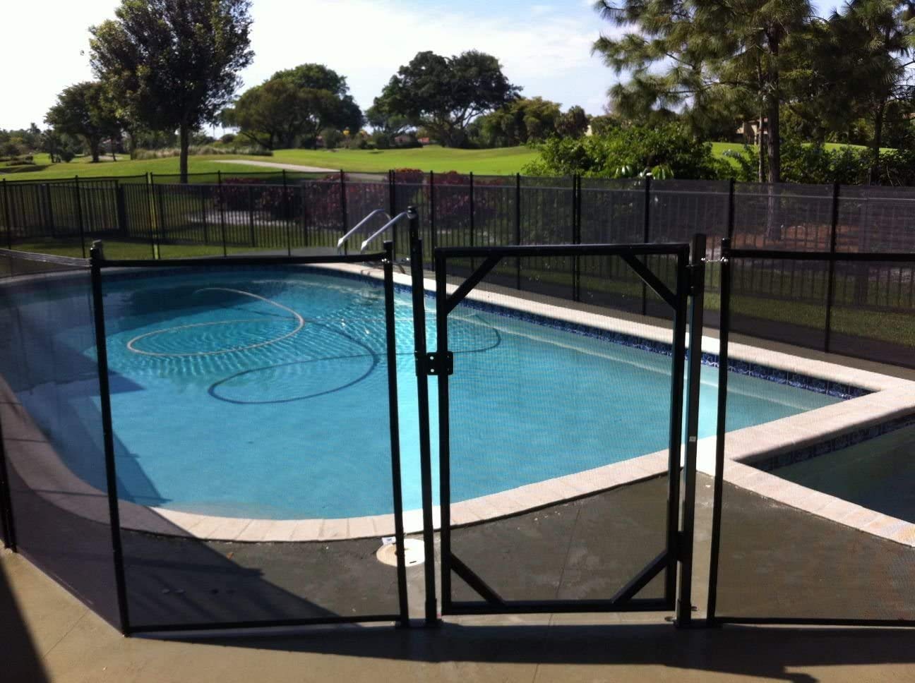 Waterwarden 5 Pool Gate, Pool Fence Gate - 30    Wide, Self-Closing And Removable Pool Door, Coordinates With 5X12 Outdoor Child