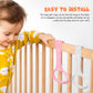 Safigle 4 Pcs Baby Playpen Pull Up Rings-Baby Pull Up Rings Baby Bed Rings Pull Up Rings Baby Playpen Pull Rings Toddler Walking