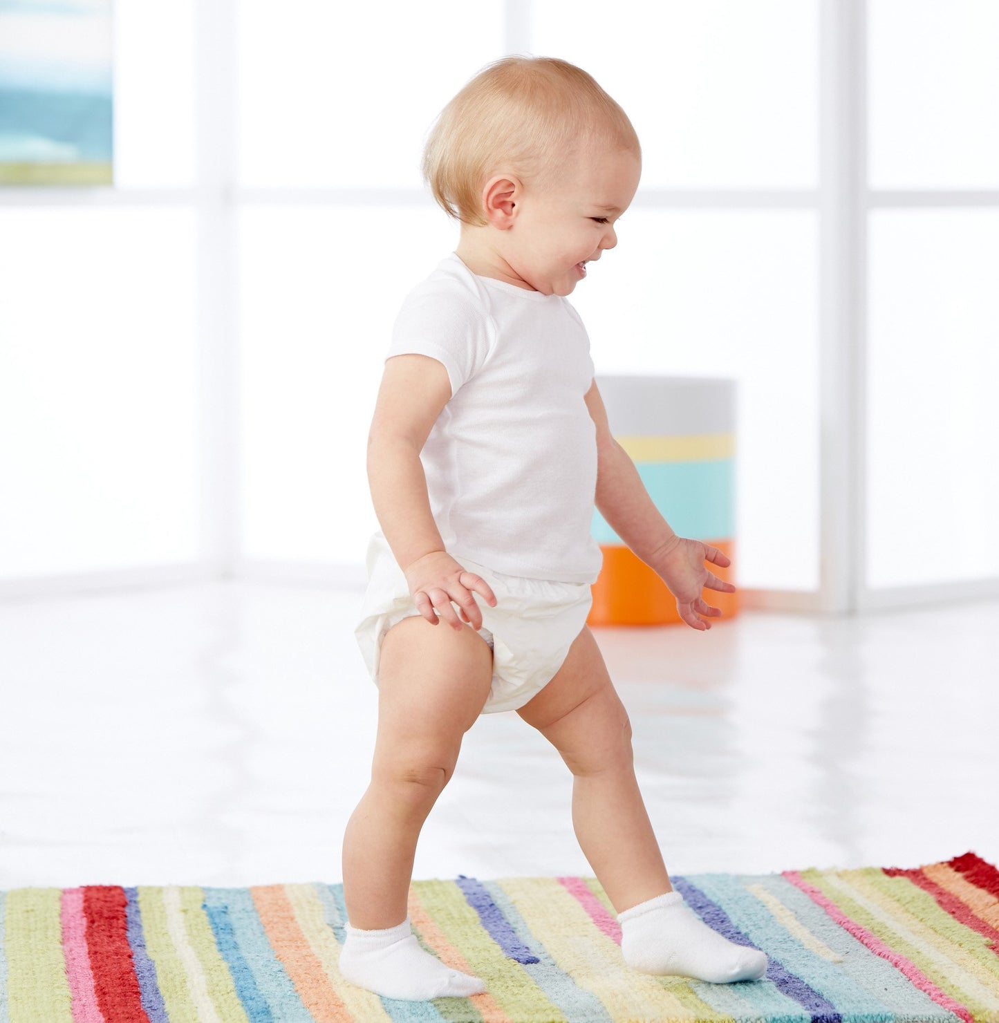 Gerber Baby 2-Pack Waterproof Pant, White, 2 Count (Pack Of 1)