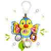 Funsland Baby Stroller and Car Seat Toys for Infant - Hanging Rattle Teether Clip on Soft Plush Baby Toys for Boys and Girls 3-1