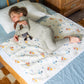 Tuckable Side Bed Wetting Pads Toddlers, Reusable Washable Waterproof Baby Potty Training Pee Pads Sheet Protector Kids, 5 Absor