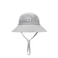 Baby Sun Hat Smile Face Toddler Upf 50+ Sun Protective Bucket Hat Nice Beach Hat For Baby Girl Boy Adjustable Cap Gray