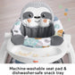 Fisher-Price Portable Baby Chair Sit-Me-Up Floor Seat With Snack Tray, Developmental Toys & Washable Seat Pad, Cute Sloth