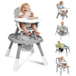 15 in 1 Convertiable High Chair for Babies and Toddlers, 2 in 1 Highchair & Activity Center w/Toys, Booster Seat, Toddler Chair 