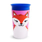 Munchkin Miracle 360 Wildlove Sippy Cup, 9 Oz, Red Fox