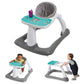 Contours Graze 2-In-1 Foldable Infant And Baby Push Walker, Seated Or Walk-Behind Design, Removable And Washable Seat Pad And Sn