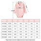 pureborn 2-Pack Baby Girls Bodysuit Long Sleeve Peter-pan Collar Romper Soft Cotton One-Piece 3-6 Months