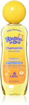 Set Of 3 Ricitos De Oro Baby Shampoo Chamomile Hypoallergenic Tear Free Shampoo