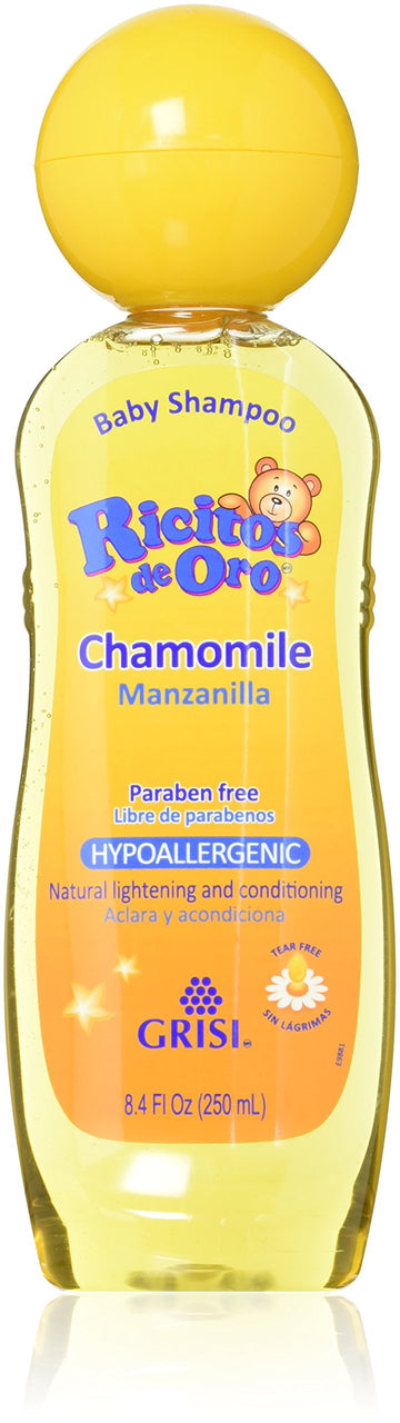 Set Of 3 Ricitos De Oro Baby Shampoo Chamomile Hypoallergenic Tear Free Shampoo