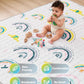Wonday Thick Baby Play Mat,71X59 Baby Pay Mat For Floor Foldable Kids Crawling Mat For Babies 6-12 Months, Infant Baby Playpen M