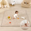PaPaMat 1.3 Thick Baby Play Mat for Floor, 79x79 Large Foam Tummy Time Mat, Padded Support Soft Plush Nursery Rug for Infant Kid