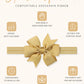 Jollybows 40Pcs Baby Girls Grosgrain Ribbon Hair Bows Headbands 3' Hair Band Hair Accessories For Infants Newborn Toddler (3- N