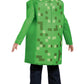 Creeper Classic Minecraft Costume, Green, Medium (7-8)