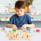 Gserin Wooden Counting Numbers Peg Board for Kids, Montessori Math Toy for Toddlers, Math Manipulatives Preschool Early Learning