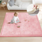 ACOMOPACK Baby Play Mat for Floor 1.3 Thick Memory Foam 50x50 Soft Velvet Playpen Mat for Kids,Infants,Toddlers,Tummy Time Crawl