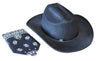 Aeromax Junior Cowboy Hat With Bandanna, Black