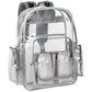 Mancro Diaper Bag Backpack, Clear Baby Bag Heavy Duty Transparent Backpack For Girls Boys, Multifunction Large Travel Backpack M