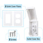 Bates - Baby Safety Outlet Cover Box, Outlet Covers Baby Proofing, Plug Covers For Electrical Outlets, Baby Proof Outlet Covers,