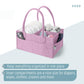 Mr. Pen- Baby Diaper Caddy Organizer, Lavender Dream, Baby Caddy Organizer With Handle, Compact Size, Collapsible & Portable