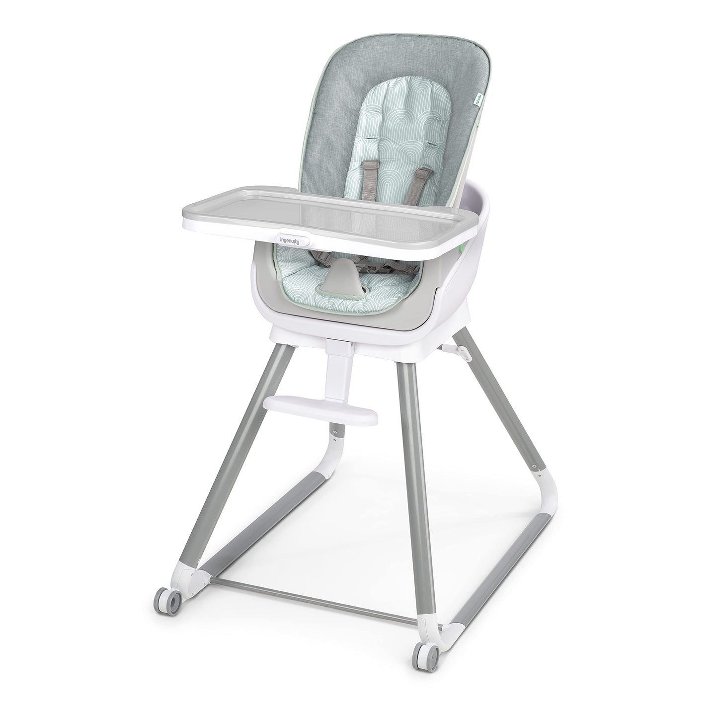 Ingenuity Beanstalk Baby to Big Kid 6-in-1 High Chair Converts from Soothing Infant Seat to Dining Booster Seat and more, Newbor