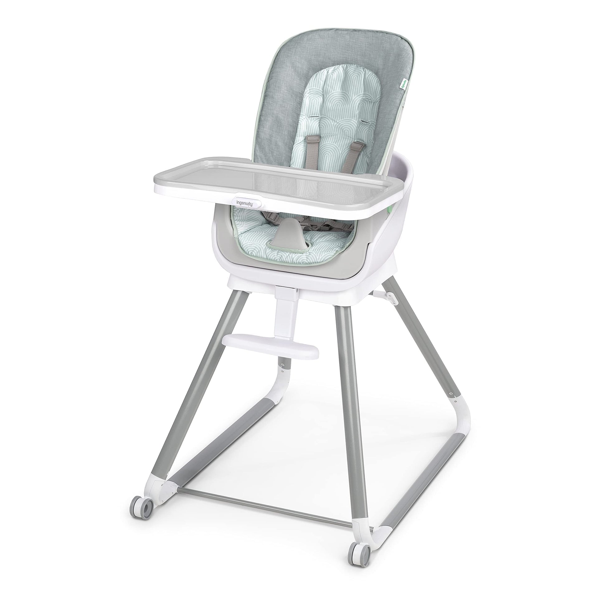 Ingenuity Beanstalk Baby to Big Kid 6-in-1 High Chair Converts from Soothing Infant Seat to Dining Booster Seat and more, Newbor